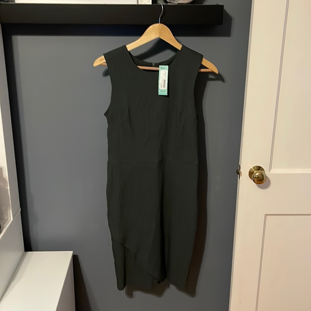 ▪️ STITCH FIX MARGARET M ▪️ Fitted Olive Green Dress - Picture 2 of 16